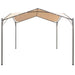 Gazebo Pavilion Tent Canopy 3x3 m Steel Beige Atoln