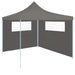 Gazebo Sidewall With Windows 6x2 m Anthracite Tbibaop