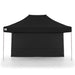 Gazebo Tent Marquee 3x4.5m Popup Outdoor Wallaroo Black