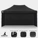 Gazebo Tent Marquee 3x4.5m Popup Outdoor Wallaroo Black