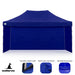 Gazebo Tent Marquee 3x4.5m Popup Outdoor Wallaroo Blue