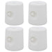 Gazebo Weights 4 Pcs Pe White Ailnn