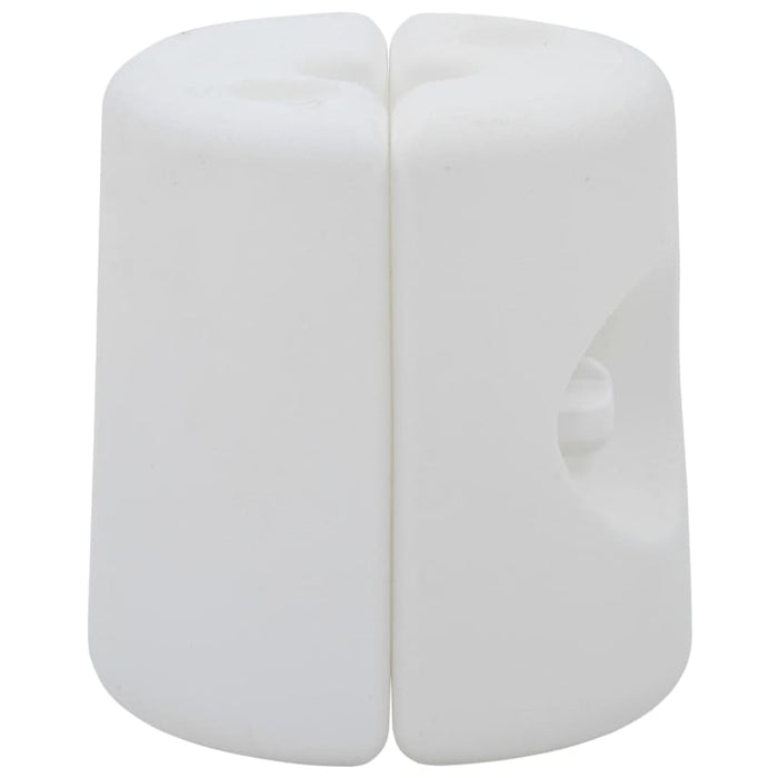 Gazebo Weights 4 Pcs Pe White Ailnn