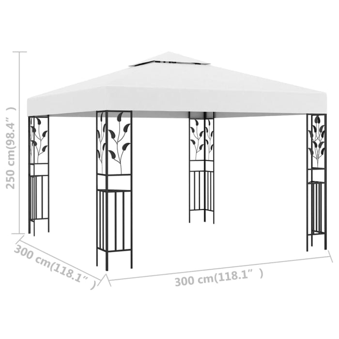 Gazebo 3x3 m White Toxxax