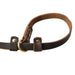 Genuine Leather Long Dog Leash - Brown