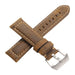 Genuine Leather Quick Release Pin Wristband Strap