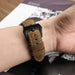 Genuine Leather Quick Release Pin Wristband Strap