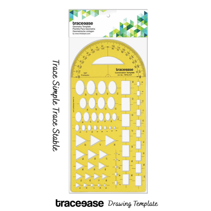 Geometric Drafting Combination Template Drawing Stencil