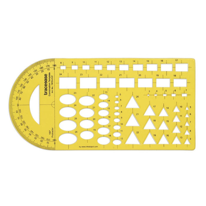 Geometric Drafting Combination Template Drawing Stencil