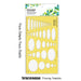 Geometric Drafting Ellipse Template Drawing Stencil