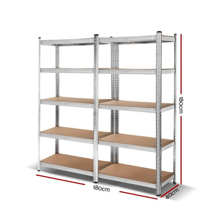 Giants 2x1.8m Warehouse Shelving Rack Racking Garage Metal