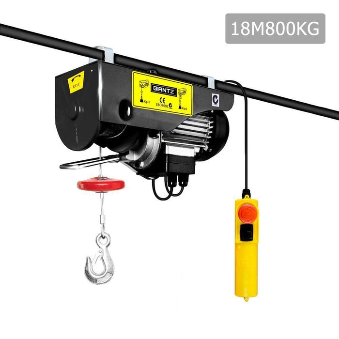 Giantz 1300w Electric Hoist Winch With Built-in