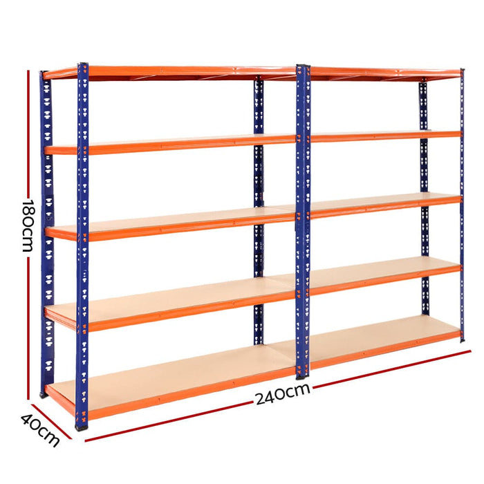 Giantz 2.4mx1.8m Garage Shelving Warehouse Rack Pallet