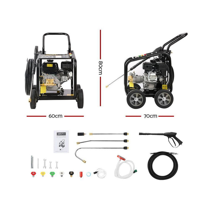 Giantz 4800psi 20m Petrol High Pressure Cleaner Washer