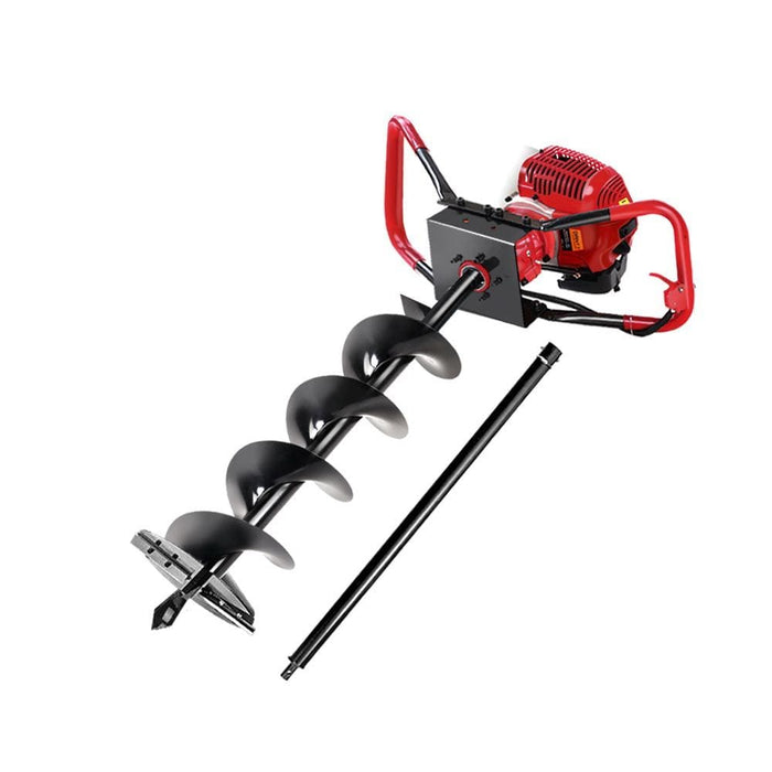 Giantz 80cc Heavy-duty Petrol Drill Borer With Easy Recoil