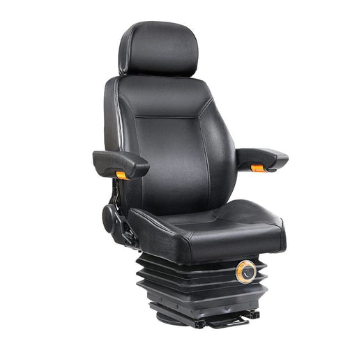 Giantz Adjustbale Tractor Seat With Suspension - Black