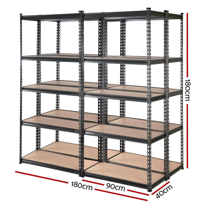 Giantz 4x1.8m Garage Shelving Warehouse Rack Storage