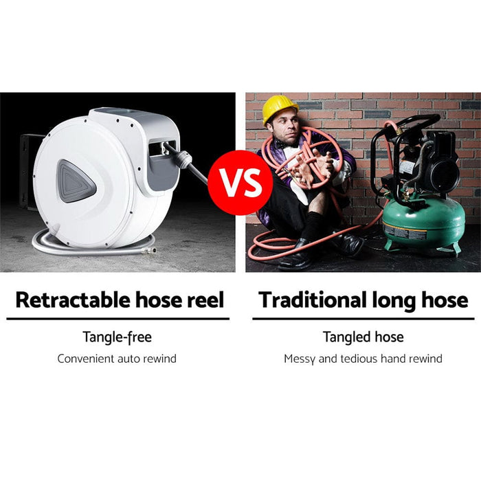 Goslash Picks Giantz Air Hose Reel 10m Retractable Rewind