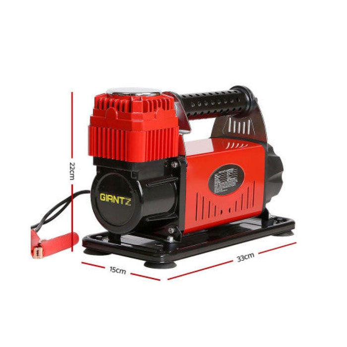 Giantz 12v Portable Air Compressor - Red