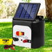 Giantz 8km Solar Power Electric Fence Charger Energiser