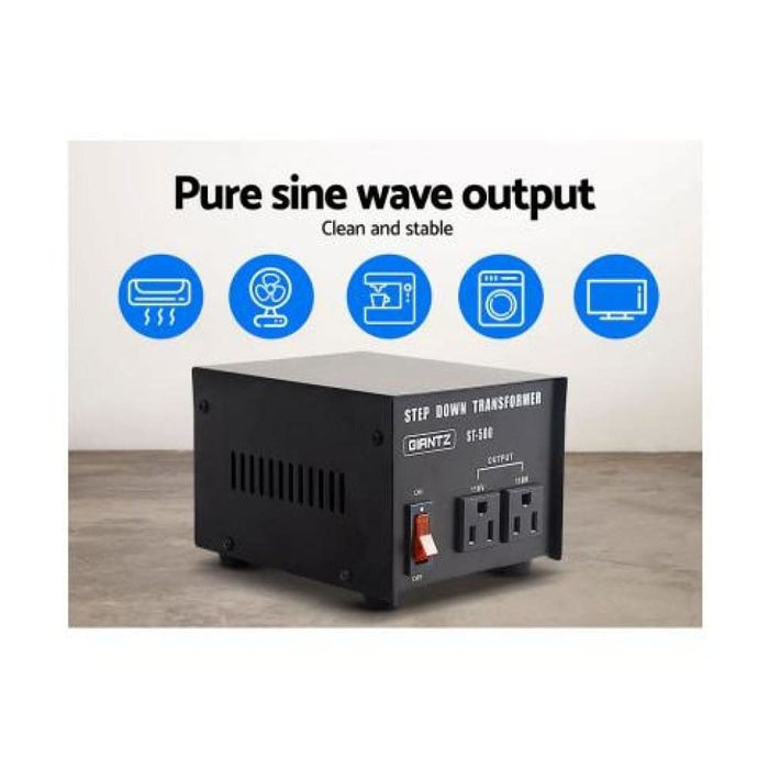 Giantz Stepdown Transformer 500w 240v To 110v