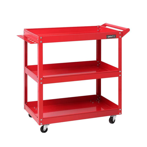 Giantz Tool Cart 3 Tier Parts Steel Trolley Mechanic