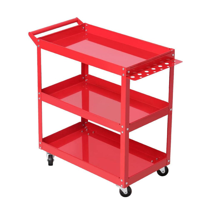 Giantz Tool Cart 3 Tier Parts Steel Trolley Mechanic