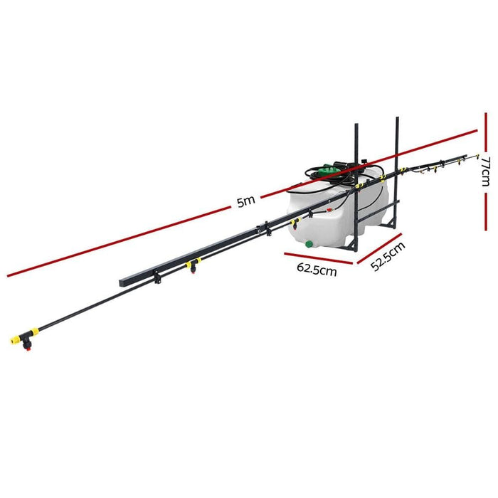 Giantz Weed Sprayer 5m Boom Spot Spray Tank Atv Trailer