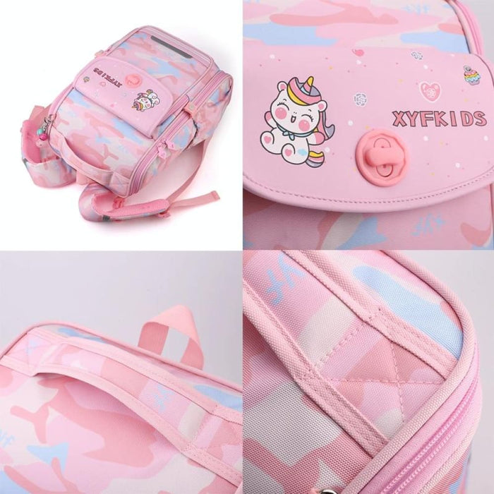 Girls Dual School Backpack