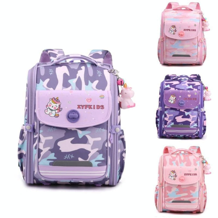 Girls Dual School Backpack