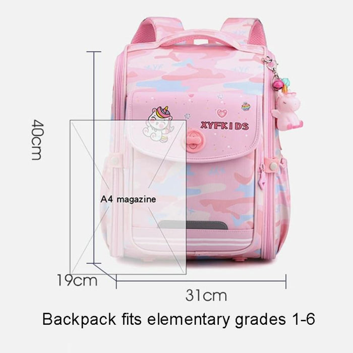 Girls Dual School Backpack