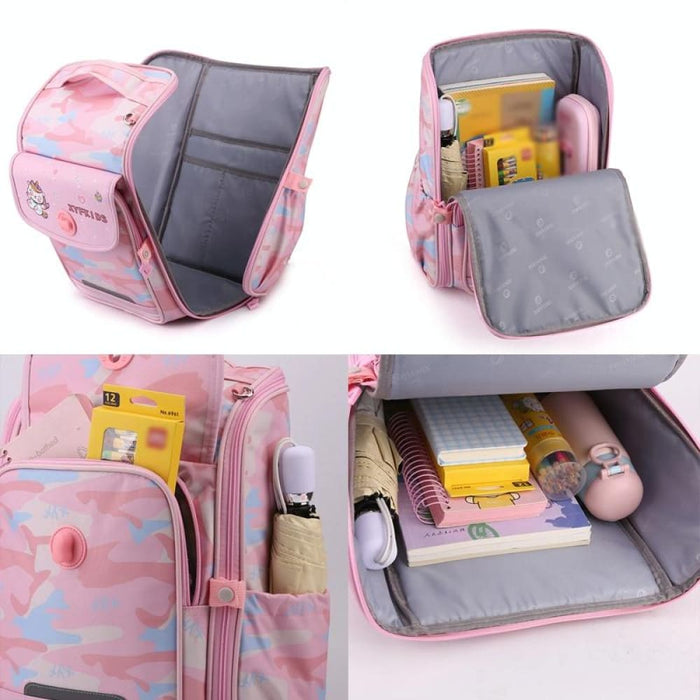 Girls Dual School Backpack