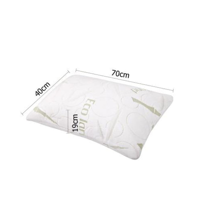 Giselle Bedding Set Of 2 Bamboo Pillow With Memory Foam