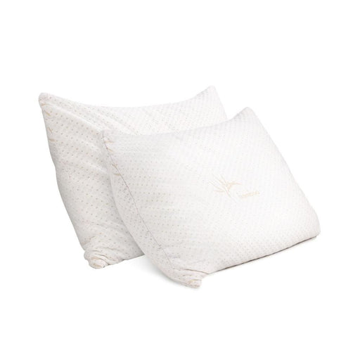 Giselle Bedding Set Of 2 Single Bamboo Memory Foam Pillow