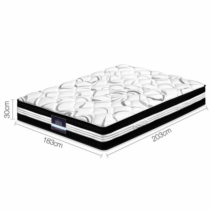 Giselle Bedding Mykonos Euro Top Pocket Spring Mattress