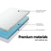 Giselle Cool Gel Memory Foam Topper Mattress Toppers w