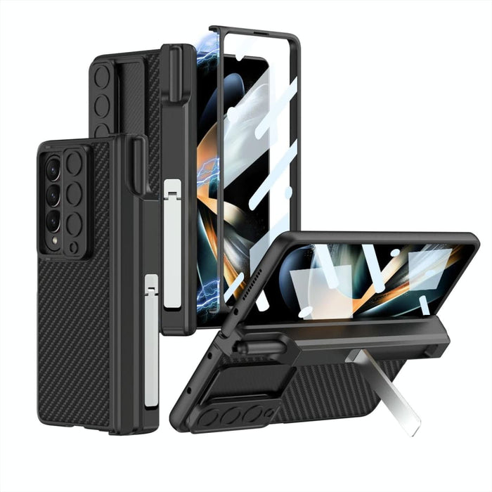 Gkk Magnetic Flip Leather Phone Case With Holder