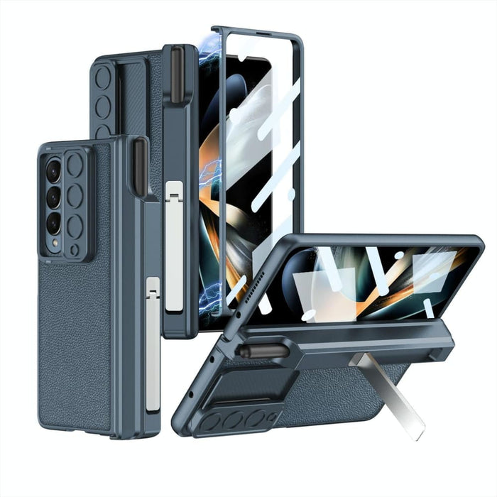 Gkk Magnetic Flip Leather Phone Case With Holder