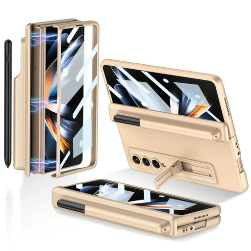 Gkk Magnetic Hinge Flip Case With Pen And Holder