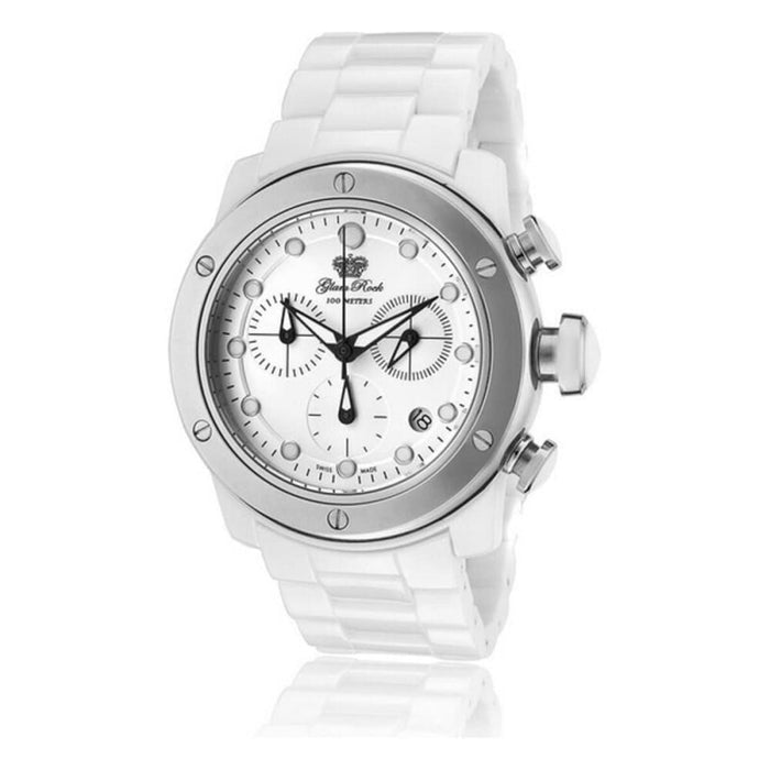 Glam Rock Gr50100 Ladies Quartz Watch White 42mm