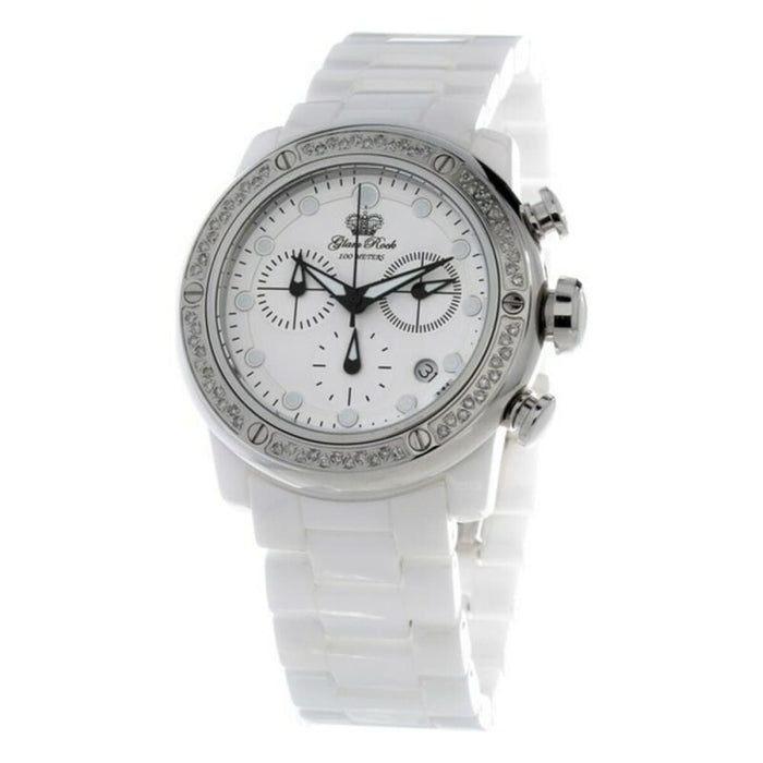 Glam Rock Gr50116d Ladies Quartz Watch White 42mm