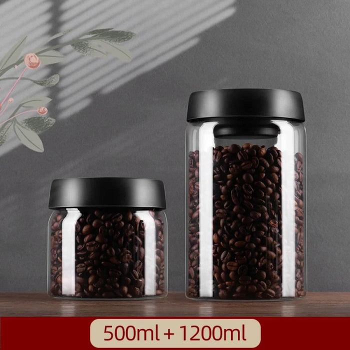 Glass Airtight Canister Set For Fresh Food Storage