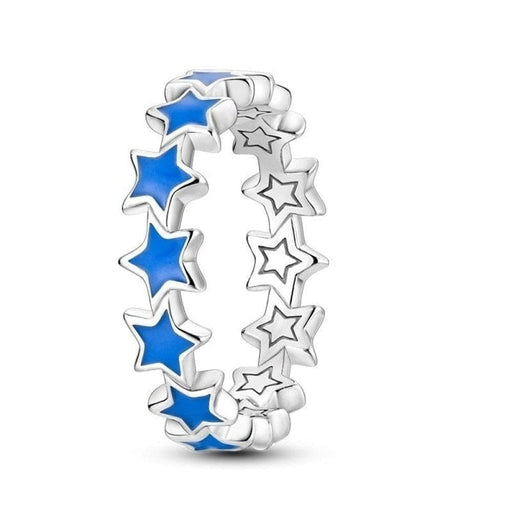 Glow In The Dark Rings For Women 925 Sterling Silver Star