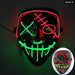 Glowing Cosplay El Wire Neon Mask Scary Skull Masquerade