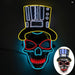 Glowing Neon Horror Skull Mask Party Decor Luminous