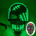 Glowing Neon Horror Skull Mask Party Decor Luminous