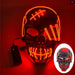 Glowing Neon Horror Skull Mask Party Decor Luminous