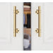 Gold Cabinet Handles Sleek Zinc Alloy Pulls