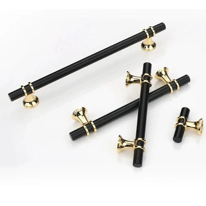 Gold Cabinet Handles Sleek Zinc Alloy Pulls