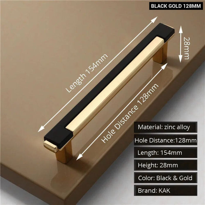 Gold Chrome Kitchen Cabinet Handle Furniture Hardware